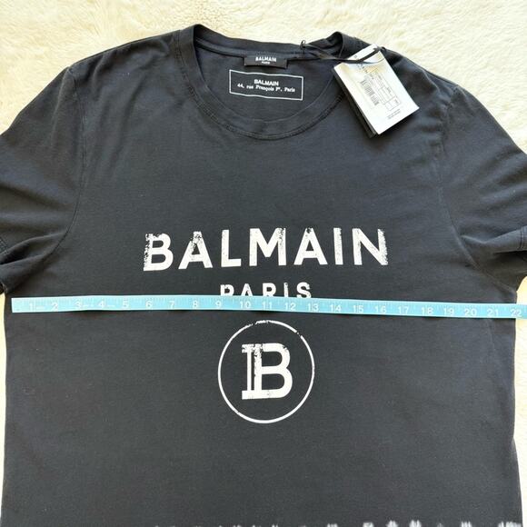 NEW!!! Balmain Paris men cotton Tshirt size XXL Authentic Retail 650$ - Picture 7 of 9
